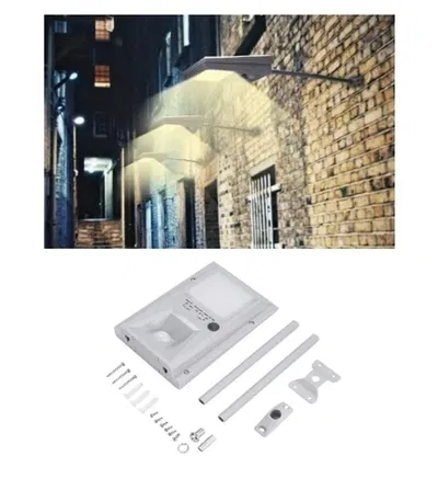 LUZ SOLAR LED 200 LUMENS IP54 2W C/ SENSOR