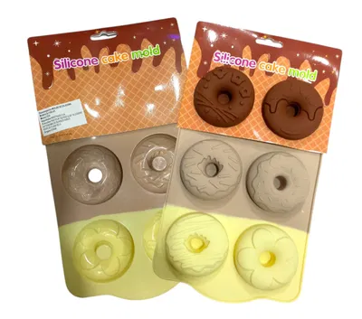 MOLDE DE SILICONA FORMA DONAS 26x17cm