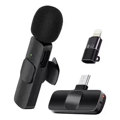 MICROFONO CORBATERO INALAMBRICO K8 LAMBO TECH