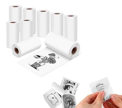 PAPEL ADHESIVO STICKER PARA MINI IMPRESORA