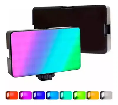 Luces De Leds Blanco + Rgb Recargable Para Celular O Cámaras