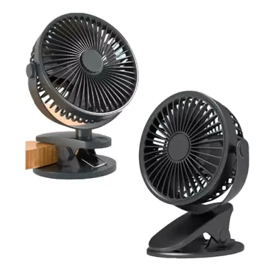 Mini Ventilador De Pinza Recargable Usb Portatil 4.5 Pulgadas