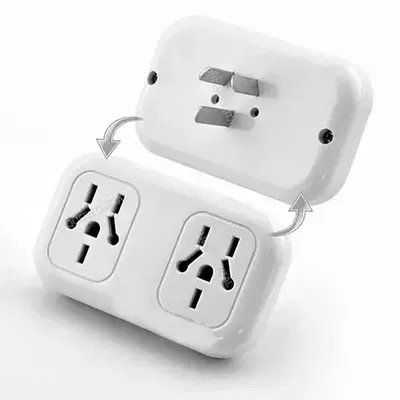 ADAPTADOR ENCHUFE 2 TOMAS