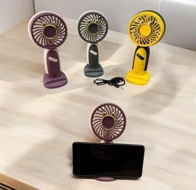 VENTILADOR PORTATIL RECARGABLE C/BASE CELU