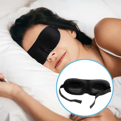 Antifaz Con Elastico Ajustable Mascara Para Dormir Tapa Ojos De Espuma