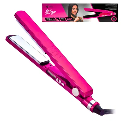 Planchita De Pelo Placas Nano Titanium 150° A 230° Alisa 55w