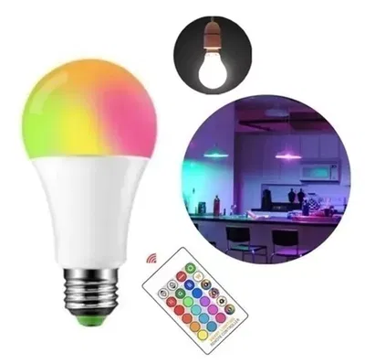 FOCO LED RGB CON CONTROL 7W