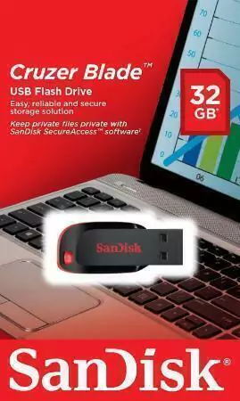 SANDISK 32GB PENDRIVE CRUZER BLADE