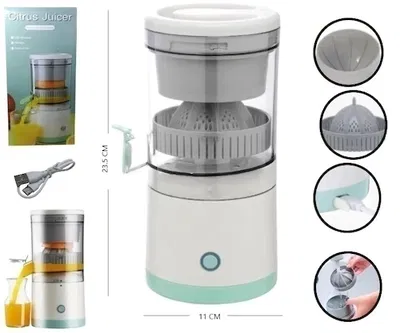 Exprimidor Electrico Recargable Usb Juguera Portatil