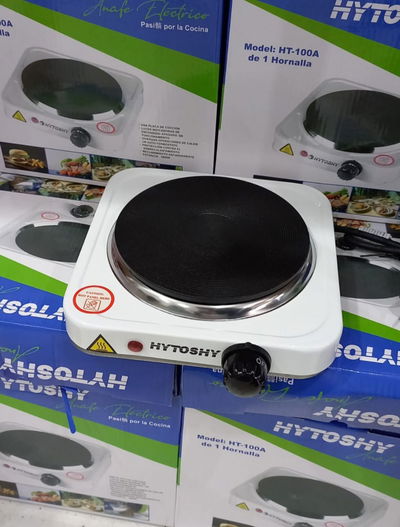 Anafe Electrico 1 Hornalla Bajo Consumo Termostato 1000w