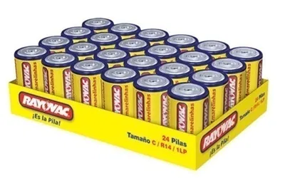 PILAS RAYOVAC GRANDE BANDEJA x2