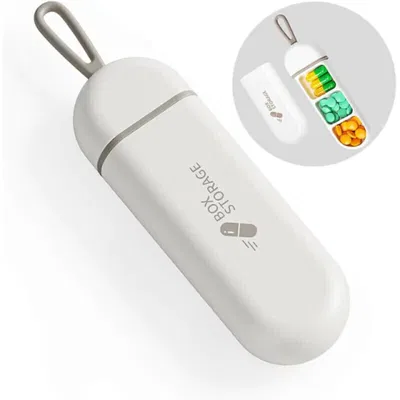 Pastillero Organizador De Pastillas De Viaje Fácil De Llevar