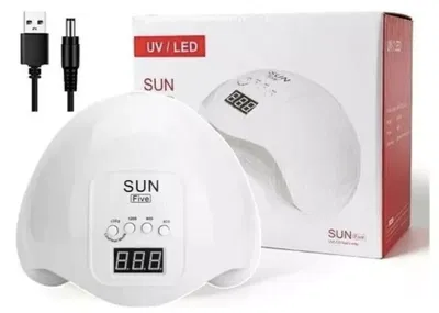 CABINA UV/LED SUN FIVE 48W UÑAS ESCULPIDAS GEL