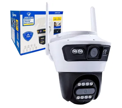 Camara Domo Ptz Ip Wifi 360° Hd Vision Noche Sonido Alarma Blanco