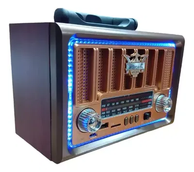 RADIO VINTAGE FM,USB,TF CARD RECARGABLE