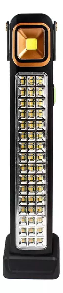 Luz De Emergencia 48 Led Recargable Solar Y Usb Foco Cob 2w