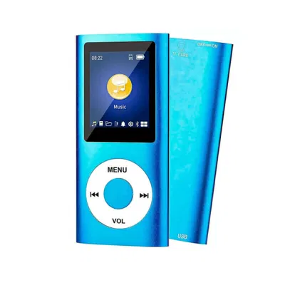 Reproductor MP4 Pantalla LCD 1.8 Pulgadas Radio FM Conexion Auxiliar Y Bluetooth