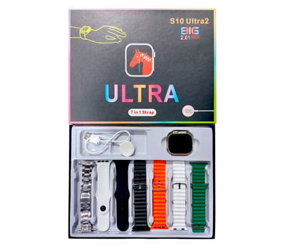 SMART WATCH S10 ULTRA2 7 MALLA c/ MALLA METALICA