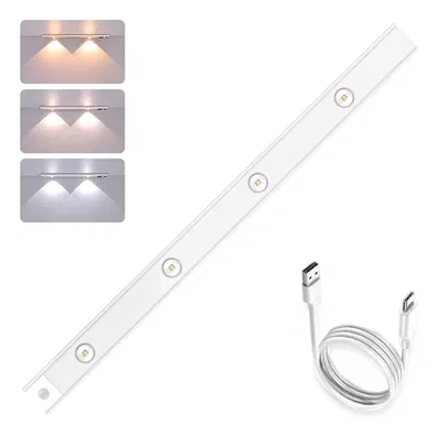 Barra luz Led Sensor Movimiento 60cm Adhesivo Magnético Recargable