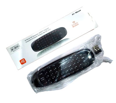 CONTROL TV C/ TECLADO RECARGABLE