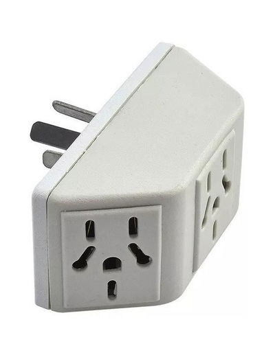 ADAPTADOR ENCHUFE 3 TOMAS