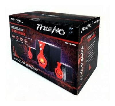 Parlante Gamer Netmak Nm-trueno 2.1 Usb Pc