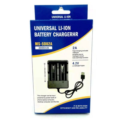 CARGADOR DE PILAS USB 2 PUERTOS ADL-18