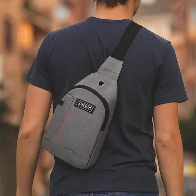 Mochila Bandolera Cruzada Compacta de Lona