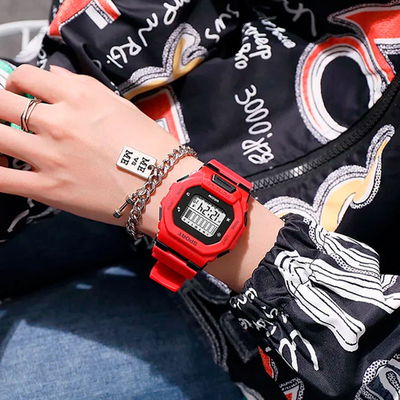 Reloj Pulsera Digital Deportivo Con Hora Fecha Cronometro Y Luz