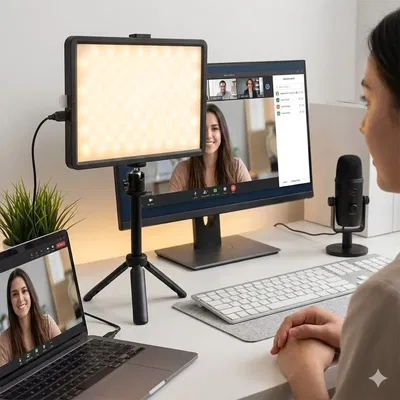 Panel de Luz LED de Relleno USB con Filtros y Rótula