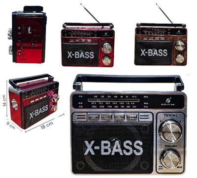 RADIO  AM/FM PARLANTE VINTAGE RECARGABLE