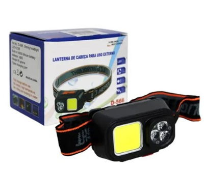 LINTERNA MINERA 2 LUCES RECARGABLE