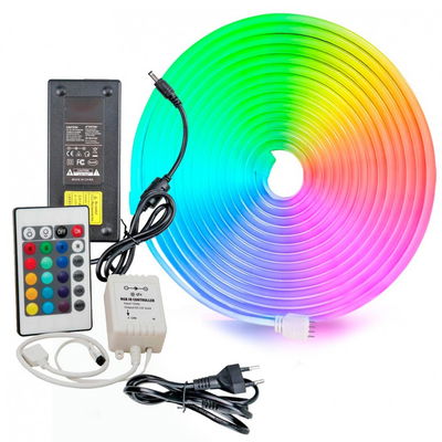 TIRA LED NEON RGB MULTICOLOR c/ CONTROL