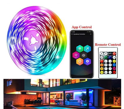 TIRA LED 5050 - 20m - RGB - BT + APP - 5v