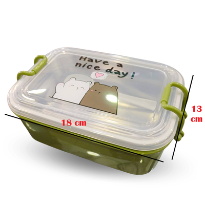 LUNCHERA VIANDA HERMETICA ACERO INOX 