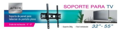 SOPORTE AITECH DE TV AJUSTABLE 32"-55"