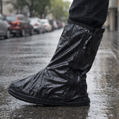 Cubre Zapatos Impermeables PVC con Cierre Talles L/XL/XXL