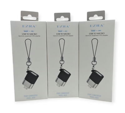 Adaptador OTG Micro Mini USB Macho A USB Hembra