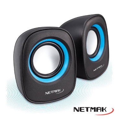 ​🔊 Parlantes Multimedia Netmak Delight - ¡Subí el Volumen! 🔊