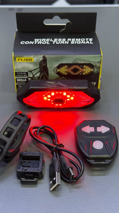 ​🚴‍♂️ Luz Giro Bicicleta Inalámbrica C/ Control Remoto 🚴‍♀️