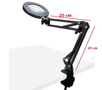 LAMPARA VELADOR LUPA 3 TONOS RETRACTIL