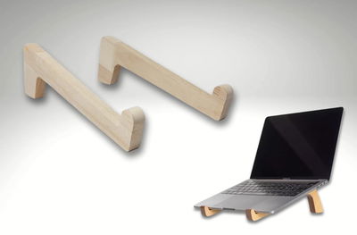 SOPORTE DE MADERA P/NOTEBOOK