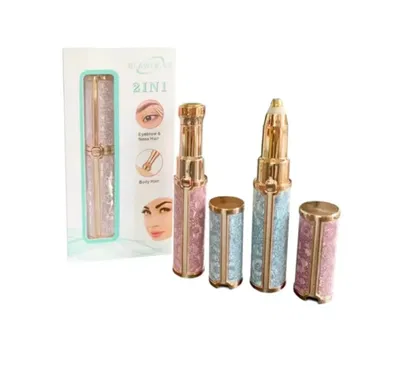 Depilador Facial Vello 2 En 1 Cejas Recargable