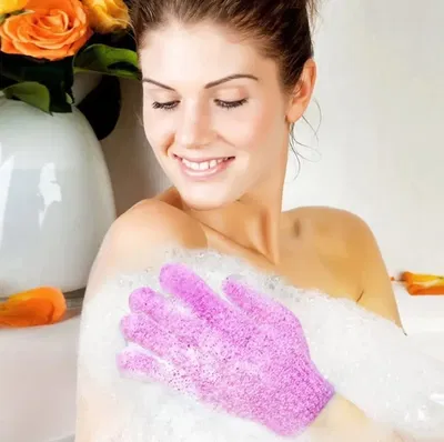 Guante Exfoliante Manopla De Baño X1