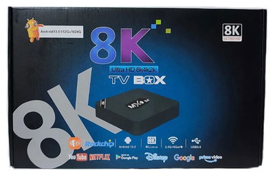 TV BOX MX9 ANDROID 13 8K 1TB + 512GB MAGIS