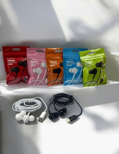 AURICULAR TIPO C EZRA C/CONTROL VOLUMEN PREMIUM