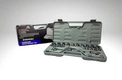 SET LLAVE SOCKET 25PCS