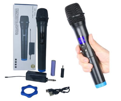 MICROFONO INALAMBRICO PROFESIONAL C/BATERIA
