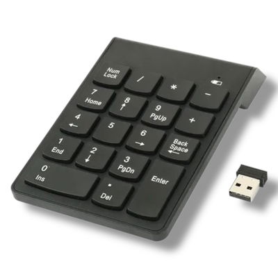 Teclado Numérico Mini Inalámbrico Y Usb De 18 Teclas 