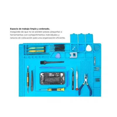 Placa De Silicona Antiestatica Para Reparar Celulares